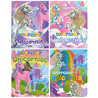 Supercolor Unicornios (4 títulos)